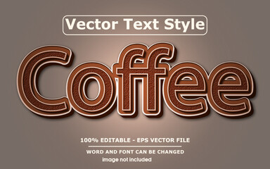 3d vector editable logo text style effect