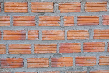 brown brick wall background for text