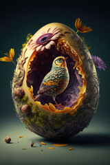 Abstract Easter Egg
