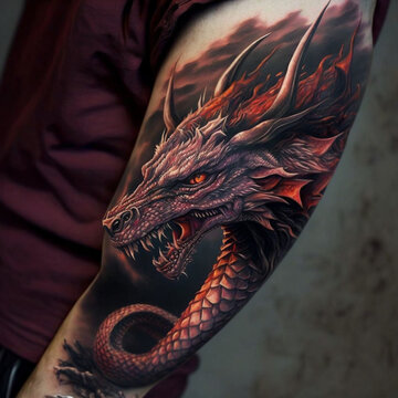 20 Mystical Dragon Tattoos and Their Meanings  by InkDoneRight  Medium