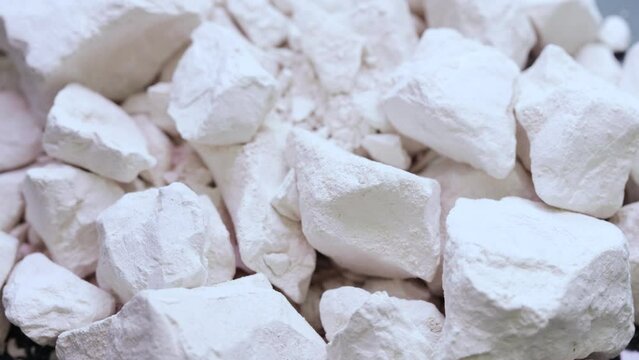 Clay white cosmetic and medical kaolin