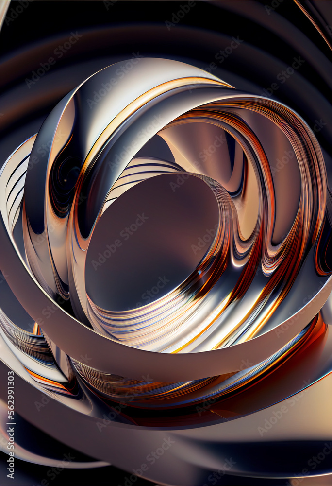 Poster abstract scene background. product presentation, mock up. geometric shiny swirl background. starburs