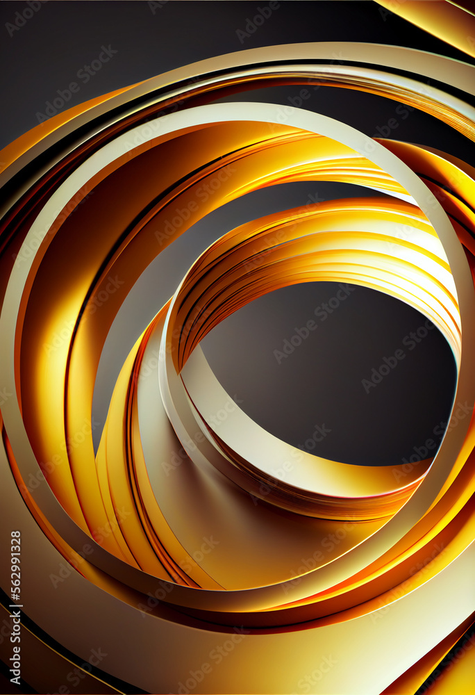 Poster abstract scene background. product presentation, mock up. geometric shiny swirl background. starburs