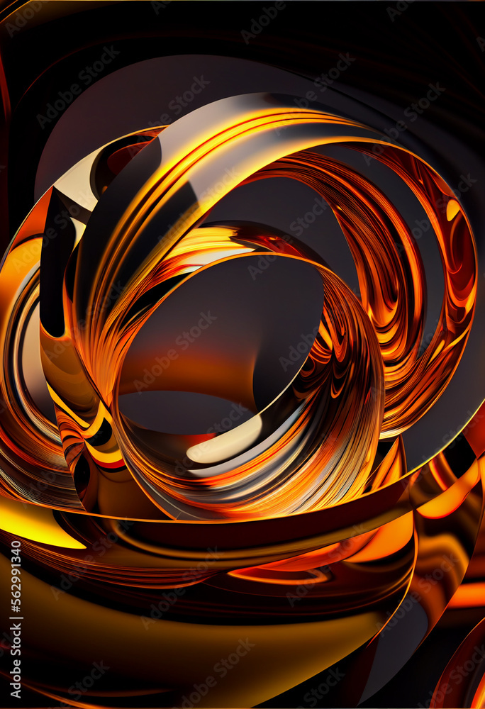 Poster abstract scene background. product presentation, mock up. geometric shiny swirl background. starburs