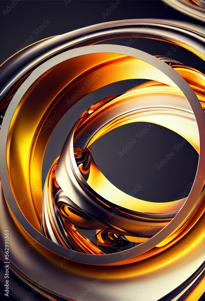 Poster abstract scene background. product presentation, mock up. geometric shiny swirl background. starburs