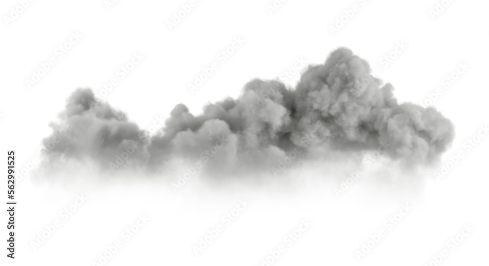 Aufkleber Overcast atmosphere cloudiness realistic cutout backgrounds specials effect 3d rendering png file