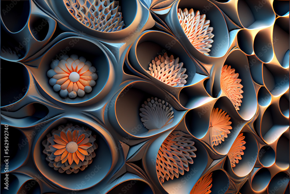 Poster Beautiful abstract Background pattern for design. 