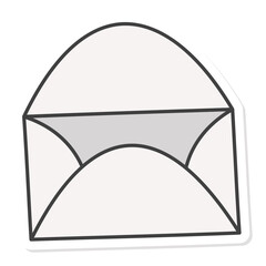 Aesthetic Envelope Sticker Back To School