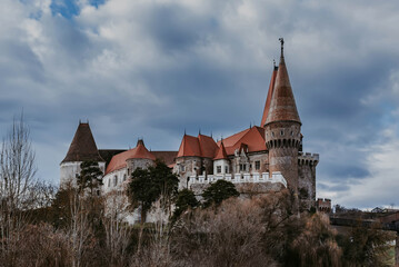 Fototapeta na wymiar Corvin or Hunyadi Castle in Hunedoara Transylvania