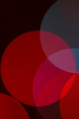 Abstract Bokeh chromatic circle background,
