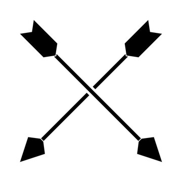 Arrow icon vector. Archery illustration sign. Arrow symbol or logo.