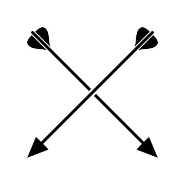 Arrow icon vector. Archery illustration sign. Arrow symbol or logo.