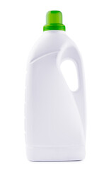 white detergent bottle for packaging isolated