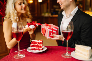 Surprise for Valentine's day. Romantic day together. 