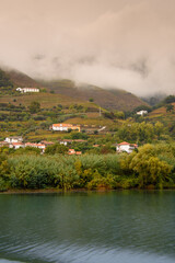 The beautiful landscape of the Douro Valley in Portugal and its unique architecture