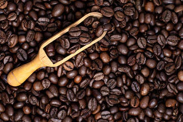 coffee beans on the table