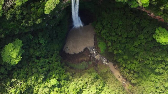 Mauritius waterfall chamarel