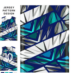 Abstract arrow geometric concept vector jersey pattern template for printing or sublimation sports uniforms football volleyball basketball e-sports cycling and fishing Free Vector.