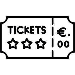 Concert Ticket Icon