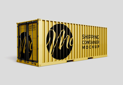 Shipping Container Mockup