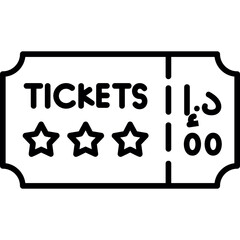 Concert Ticket Icon