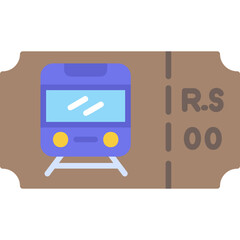 Metro Ticket Icon