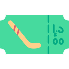 Hockey Ticket Icon