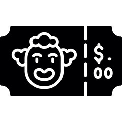 Circus Ticket Icon