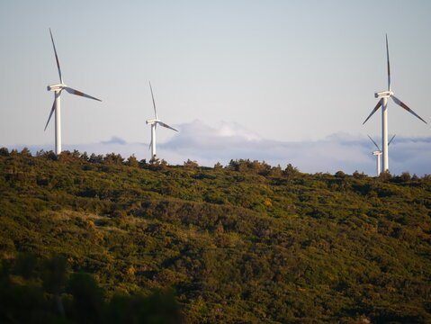Windr&auml;der auf dem Berg