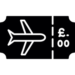 Plane Ticket Icon