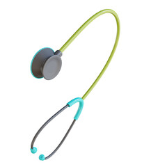 3D Illustration Stethoscope