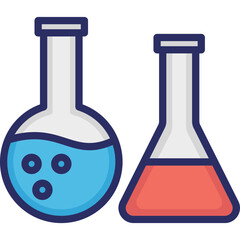 Chemical, experiments Vector Icon Fully Editable

