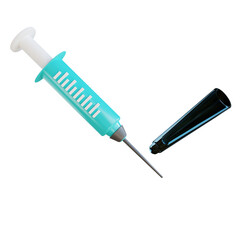 Fototapeta premium 3D Illustration Syringe