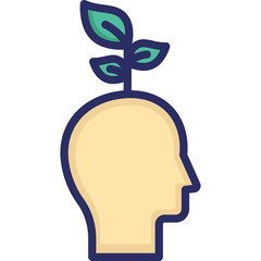  Head, optimistic Vector Icon Fully Editable

