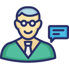 Chat bubble, communication Vector Icon which can easily modify or edit
