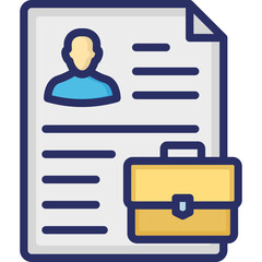 Applicant, employability Vector Icon which can easily modify or edit
