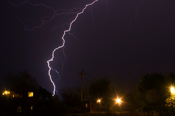 The Thunder and lighting