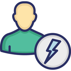 Efficiency, employee Vector Icon which can easily modify or edit

