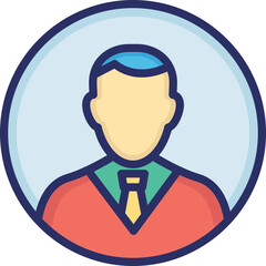 Man, person Vector Icon which can easily modify or edit

