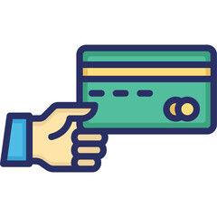 Business card, card Vector Icon

