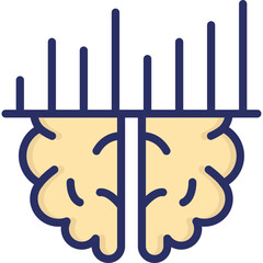 Analysis of talents, analytics Vector Icon

