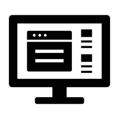 Fototapeta premium Adjust, config, control icon