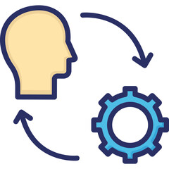 Cogwheel, development Vector Icon
