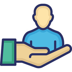 Consumer, customer retention Vector Icon

