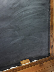blackboard with chalk