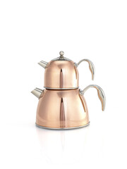 teapot set isolated on white