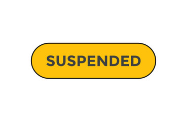 Suspended button web banner templates. Vector Illustration
