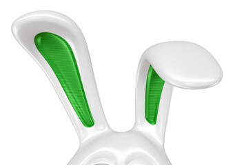 Bunny ears in realistic 3d render