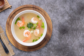 Shrimp Rice Porridge.