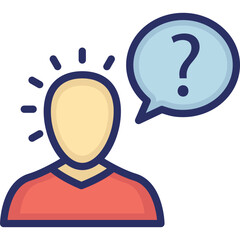 Ask question, faq Vector Icon

